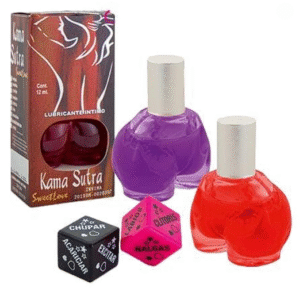 DADOS KAMA SUTRA + LUBRICANTE SWEET LOVE 12ML